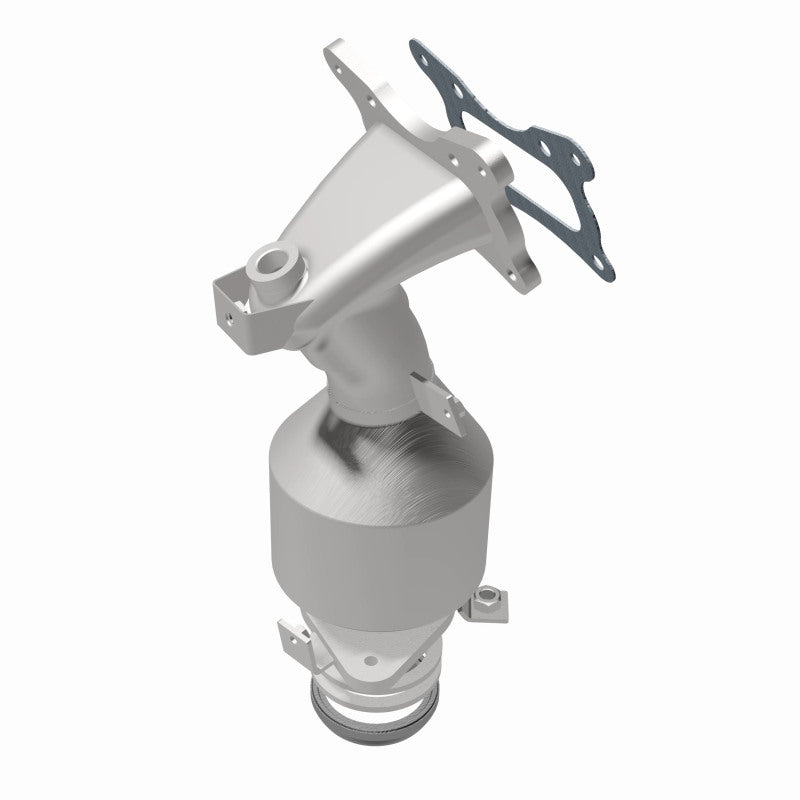 MagnaFlow 5582781 carb manifold converter, rear view of the turntable spin
