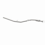 MagnaFlow 5551948 carb direct-fit catalytic converter, opposite rear three-quarter view of the turntable spin