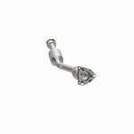 MagnaFlow 5481722 carb direct-fit catalytic converter, opposite side view of the turntable spin