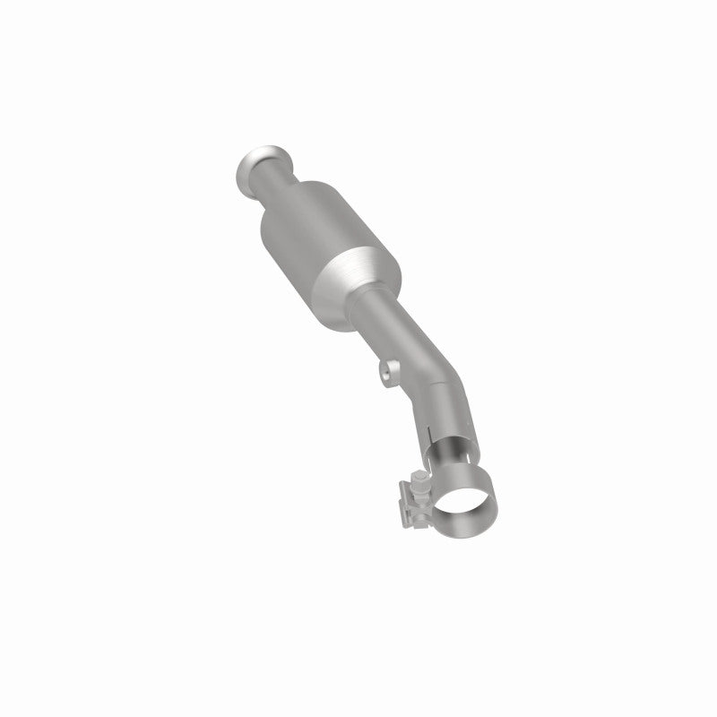 MagnaFlow 21-288 oem grade direct-fit catalytic converter, rear three-quarter view of the turntable spin
