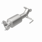 MagnaFlow 5571452 carb direct-fit catalytic converter, rear view of the turntable spin