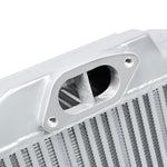 Mishimoto Subaru 08-15 WRX STi Top-Mount Intercooler Kit - Powder Coated Silver & Black Hoses