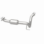 MagnaFlow 5592231 carb direct-fit catalytic converter, side view of the turntable spin