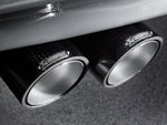 Akrapovic Slip-On Line (Titanium) M-BM/T/4H for BMW 1 Series M Coupe (E82) 2011-2012, rear view