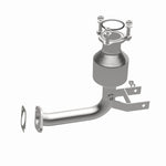 MagnaFlow 5411726 carb direct-fit catalytic converter, opposite side view of the turntable spin