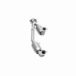 MagnaFlow 4451353 carb direct-fit catalytic converter, opposite side view of the turntable spin