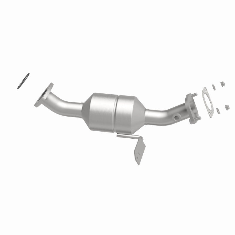 MagnaFlow 4561049 carb direct-fit catalytic converter, side view of the turntable spin