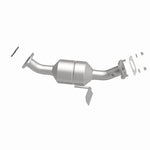 MagnaFlow 4561049 carb direct-fit catalytic converter, side view of the turntable spin