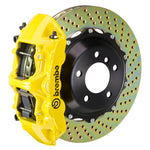 E46 M3 Brembo GT 6-piston front kit, yellow caliper, drilled 2-piece disc