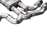 AWE Tuning 20-25 BMW X3 M/M Comp (F97) AWD SwitchPath Axle-back Exhaust - Chrome Silver Tips