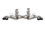 Corsa 20-26 Corvette C8  w/ Factory NPP Cat-Back 4.5in Pro-Series Tips - Black PVD