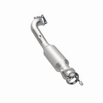 MagnaFlow 551548 carb manifold converter, opposite rear three-quarter view of the turntable spin