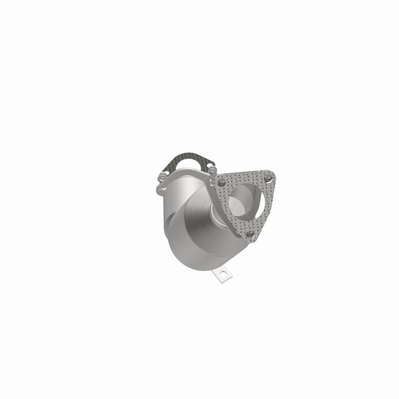 MagnaFlow 5481098 carb direct-fit catalytic converter, opposite side view of the turntable spin