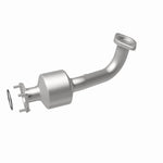 MagnaFlow 21-978 oem grade direct-fit catalytic converter, rear view of the turntable spin
