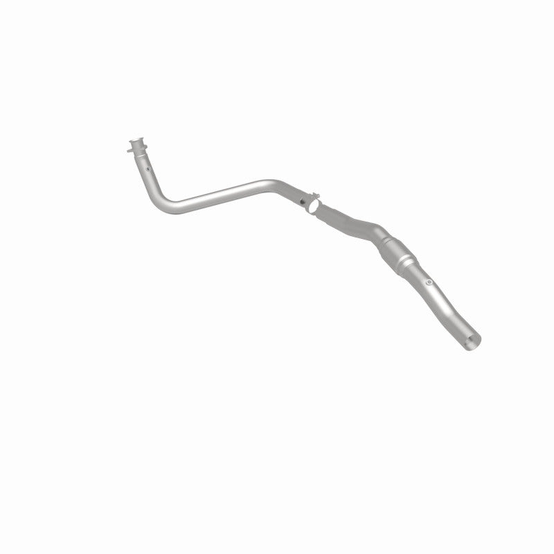 MagnaFlow 24223 hm grade direct-fit catalytic converter, rear three-quarter view of the turntable spin