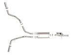 aFe Gemini XV Cat-Back Exhaust System GM Trucks 09-18 V6-4.3/V8-4.8/5.3L- Cut-Out Polished