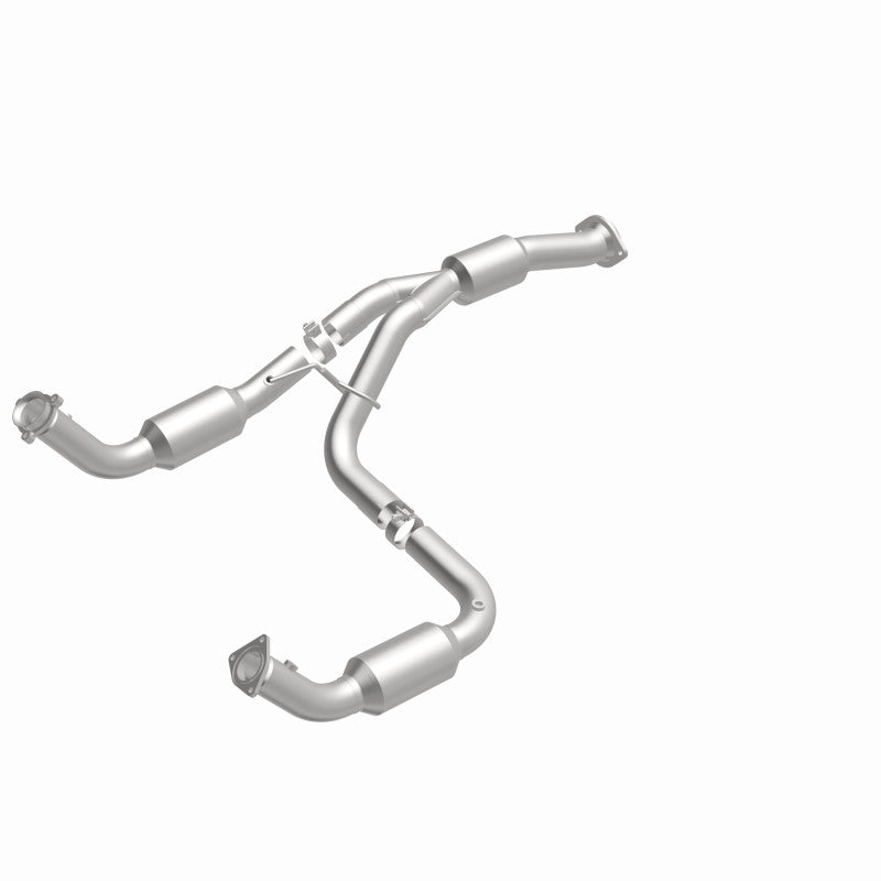 Bank pipes and catalysts from the front