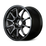 RAYS manufacturer illustration of CE28N-plus in Diamond Dark Gunmetal for 17x8 4x100 +34 mm listing; wheel on white background