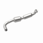 MagnaFlow 5582311 carb direct-fit catalytic converter, opposite side view of the turntable spin