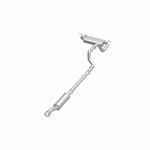 BRExhaust 106-1105 direct-fit exhaust kit, opposite front three-quarter view of the turntable spin