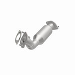 MagnaFlow 5461171 carb direct-fit catalytic converter, opposite front three-quarter view of the turntable spin