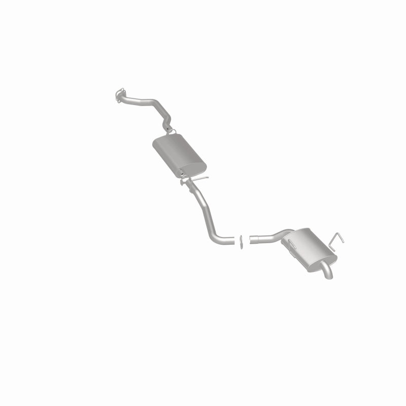 BRExhaust 106-0279 direct-fit exhaust kit, rear three-quarter view of the turntable spin