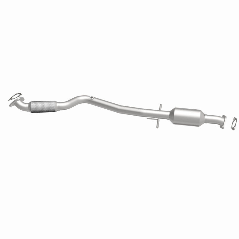 MagnaFlow 5571091 carb direct-fit catalytic converter, side view of the turntable spin