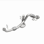 BRExhaust 107-0244 exhaust pipe, front three-quarter view of the turntable spin