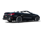 Akrapovic BMW M8/M8 Competition (F91/F92) Evolution Line Cat Back (Titanium) w/Carbon Tips S-BM/T/23 for BMW M8 F91/F92 2020-2025, rear view