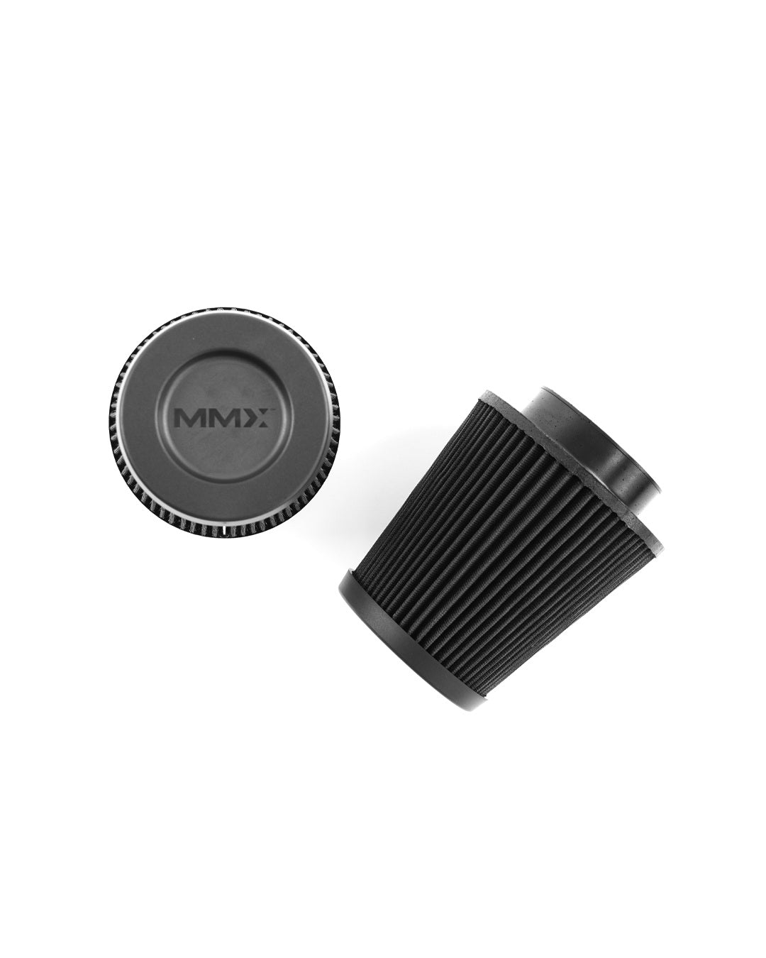Intake filter with separate circular end cap