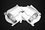 Capristo sport cats for Dodge Viper SRT with flex joints and white heat jackets