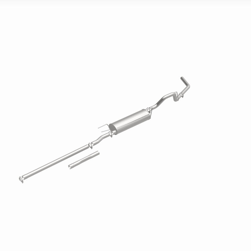 BRExhaust 106-0697 direct-fit exhaust kit, front three-quarter view of the turntable spin