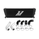 Mishimoto Ford Ranger 3.2L Diesel Intercooler Kit 2011+ Black w/ Polished Pipes