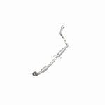 MagnaFlow 4481610 carb direct-fit catalytic converter, opposite front three-quarter view of the turntable spin
