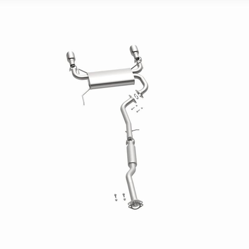 BRExhaust 106-0284 direct-fit exhaust kit, opposite side view of the turntable spin