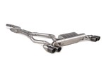 Akrapovic BMW M340i (G20)/BMW M440i (G22) w/OPF/GPF Evolution Link Pipe Set (SS) E-BM/SS/7 for BMW M340i G20 2020-2027, side view