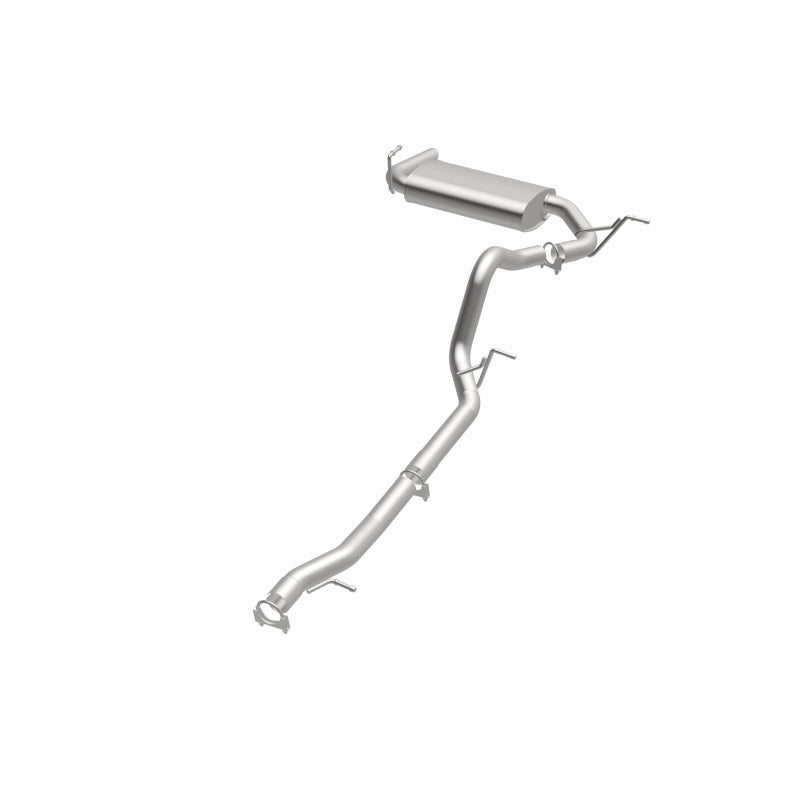 BRExhaust 106-0947 direct-fit exhaust kit, opposite front three-quarter view of the turntable spin