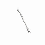 MagnaFlow 5561542 carb direct-fit catalytic converter, opposite side view of the turntable spin