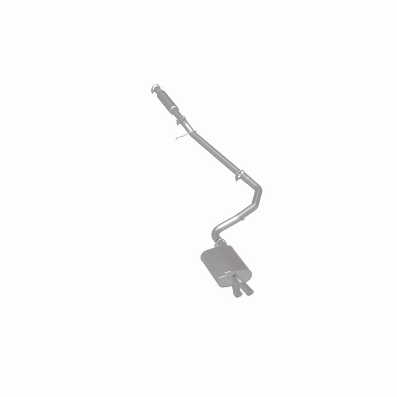 BRExhaust 106-0900 direct-fit exhaust kit, rear three-quarter view of the turntable spin