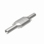 MagnaFlow 3322223 carb direct-fit catalytic converter, rear view of the turntable spin