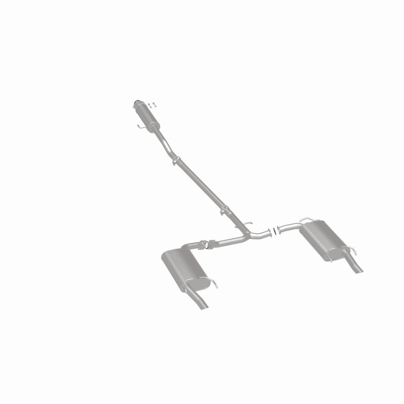 BRExhaust 106-0799 direct-fit exhaust kit, rear three-quarter view of the turntable spin