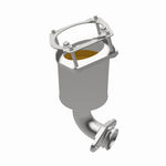 MagnaFlow 4561110 carb direct-fit catalytic converter, side view of the turntable spin