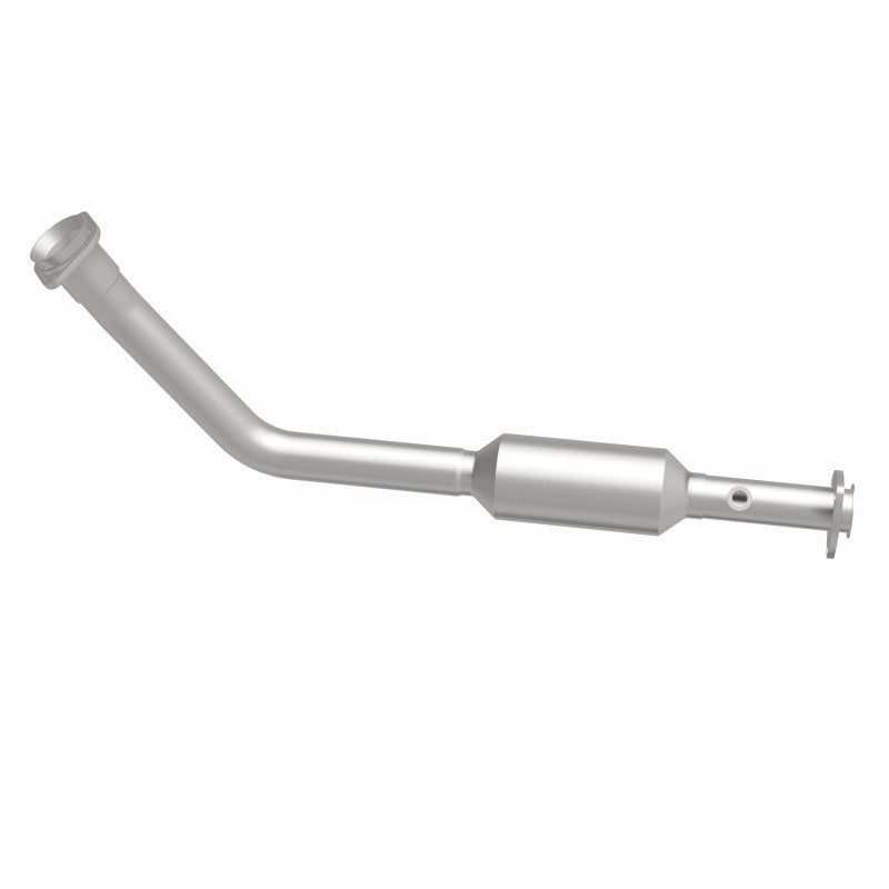 MagnaFlow 4481460 carb direct-fit catalytic converter, side view of the turntable spin