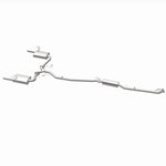BRExhaust 106-0999 direct-fit exhaust kit, opposite rear three-quarter view of the turntable spin