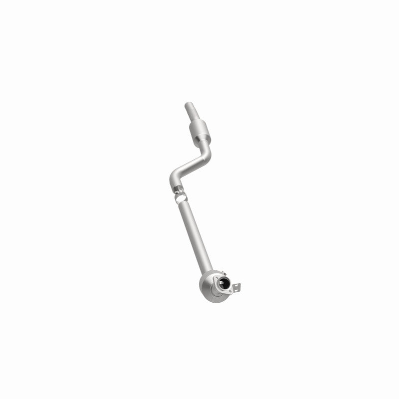 MagnaFlow 21-448 oem grade direct-fit catalytic converter, opposite side view of the turntable spin