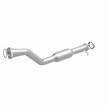 MagnaFlow 5461396 carb direct-fit catalytic converter, front three-quarter view of the turntable spin
