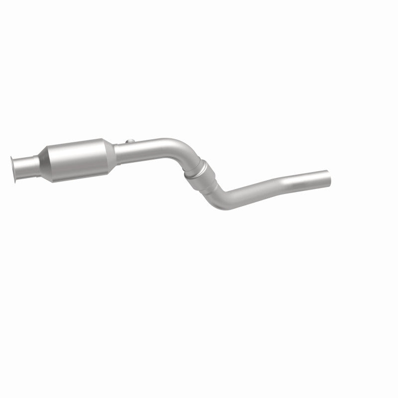 MagnaFlow 4481760 carb direct-fit catalytic converter, front three-quarter view of the turntable spin
