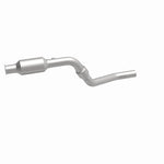MagnaFlow 4481760 carb direct-fit catalytic converter, front three-quarter view of the turntable spin