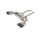 Akrapovic Slip-On Line (Titanium) S-BM/T/29H for BMW X3 M (F97) 2021-2025, angled view