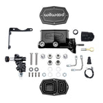 Wilwood MOPAR Compact Tandem M/C Kit w/ P-Valve & Pushrod 15/16in Bore - Black